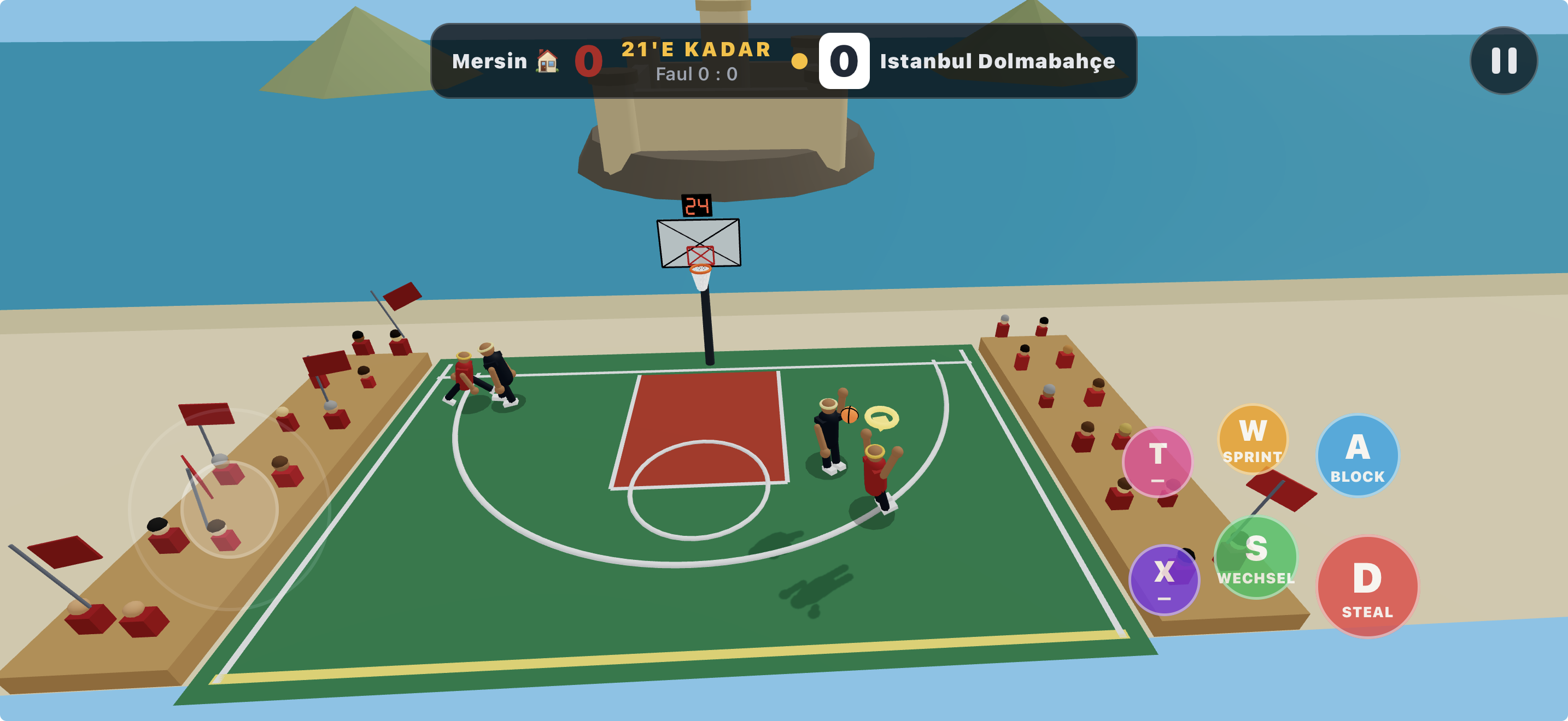 Basketball 21 Challenge oyun görüntüsü